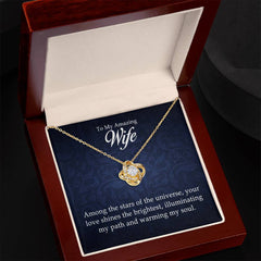 To My Amazing Wife - Love Knot Necklace